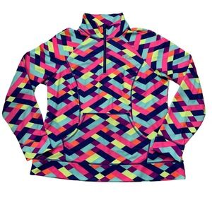 Colorful Geometric Women's Top